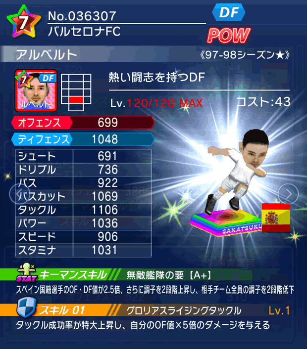 No.36307 アルベルト【97-98LL★】