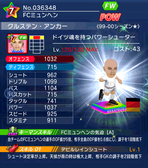 No.36348　クルステン・アンカー【99-00LL★】