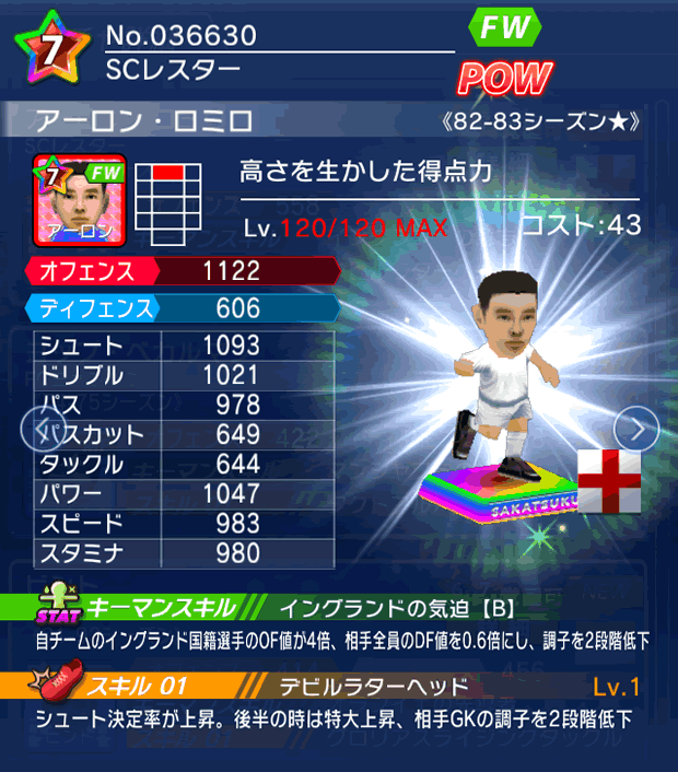 No.36630　アーロン・ロミロ【82-83LL★】