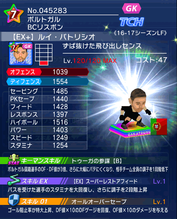 No.45283　ルイ・パトリシオ【16-17LFEx】