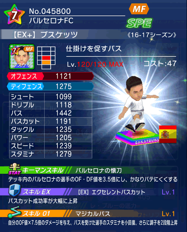 No.45800 ブスケッツ【16-17Ex】